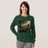 SF Grau Außerirdischen 2 T-Shirt (Vorne ganz)