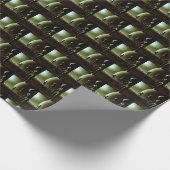 SF Graue Außerirdischen 1 Geschenkpapier (Ecke)