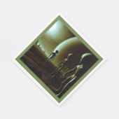 SF Graue Außerirdischen 1 Serviette (Ecke)