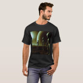 SF Graue Außerirdischen 1 T-Shirt (Vorne ganz)