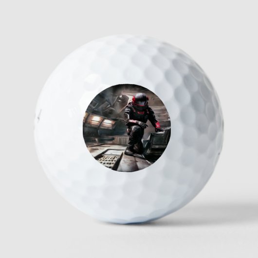 SF-Helden in Raumfahrt (3) Golfball (Vorderseite)
