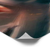 SF Hero Abard Spaceship 1 Poster (Ecke)
