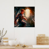SF Hero Abard Spaceship 1 Poster (Küche)