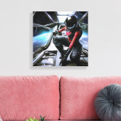 SF Hero Abard Spaceship 2 Leinwanddruck (Insitu (Wohnzimmer))
