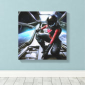 SF Hero Abard Spaceship 2 Leinwanddruck (Insitu (Holzboden))