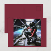 SF Hero Abard Spaceship 2 Postkarte (Vorne/Hinten)
