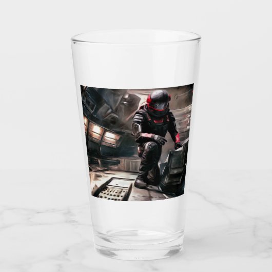 SF Hero Abard Spaceship 3 Glas (Vorderseite)