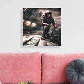 SF Hero Abard Spaceship 3 Leinwanddruck (Insitu (Wohnzimmer))