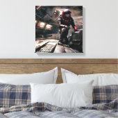 SF Hero Abard Spaceship 3 Leinwanddruck (Insitu (Schlafzimmer))