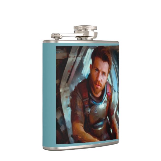 SF Hero Abard Spaceship 4 Flachmann (Rechts)