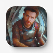 SF Hero Abard Spaceship 4 Pappteller (Vorderseite)