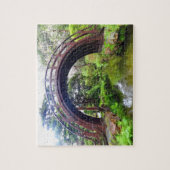 SF Japanese Tea Garden Drum Bridge #2 Puzzle (Vertikal)