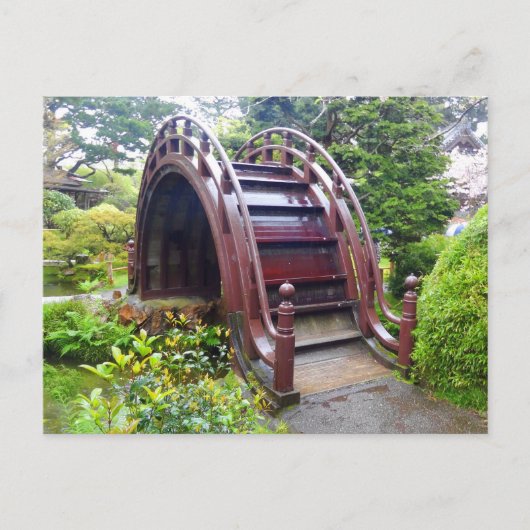 SF Japanese Tea Garden Drum Bridge #3 Postcard Postkarte (Vorderseite)
