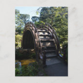 SF Japanese Tea Garden Drum Bridge Postcard Postkarte (Vorderseite)