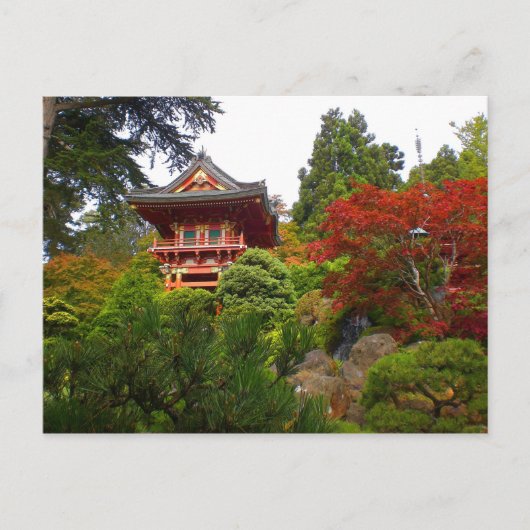 SF Japanese Tea Garden Temple Gate #3 Postcard Postkarte (Vorderseite)