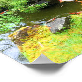 SF Japanischer Teegarten Koi Teich #1 Poster (Ecke)