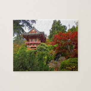 SF Japanischer Teegarten Tempel Gate#3 Jigsaw Puzz Puzzle