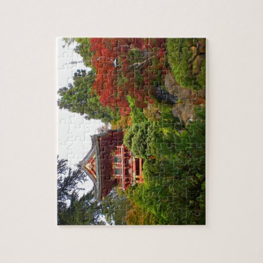 SF Japanischer Teegarten Tempel Gate#3 Jigsaw Puzz Puzzle (Vertikal)
