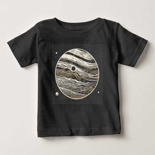 SF Jupiter Woodcut 1 Baby T-shirt (Vorderseite)