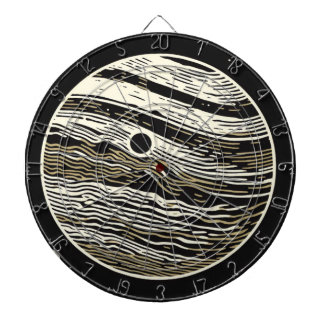 SF Jupiter Woodcut 1 Dartscheibe