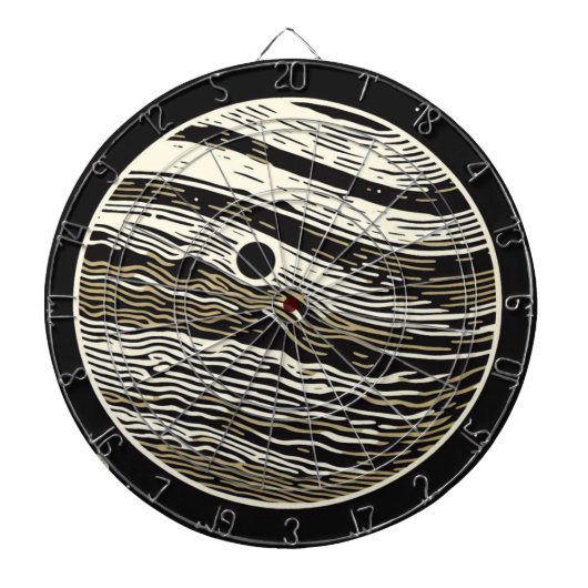 SF Jupiter Woodcut 1 Dartscheibe (vorne)