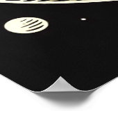 SF Jupiter Woodcut 1 Poster (Ecke)