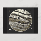 SF Jupiter Woodcut 1 Postkarte (Vorderseite)