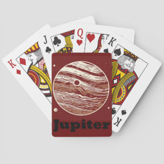 SF Jupiter Woodcut 1 Spielkarten