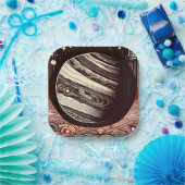 SF Jupiter Woodcut 2 Pappteller (Party)