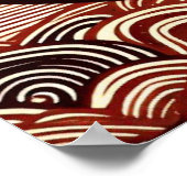 SF Jupiter Woodcut 2 Poster (Ecke)