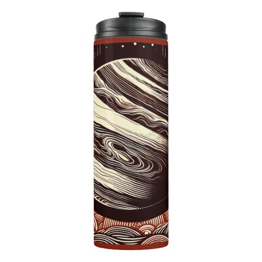 SF Jupiter Woodcut 2 Thermosbecher (Vorderseite)