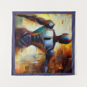SF - Künstliche Intelligenz Hero 1 Wandteppich (Vorderseite (Horizontal))