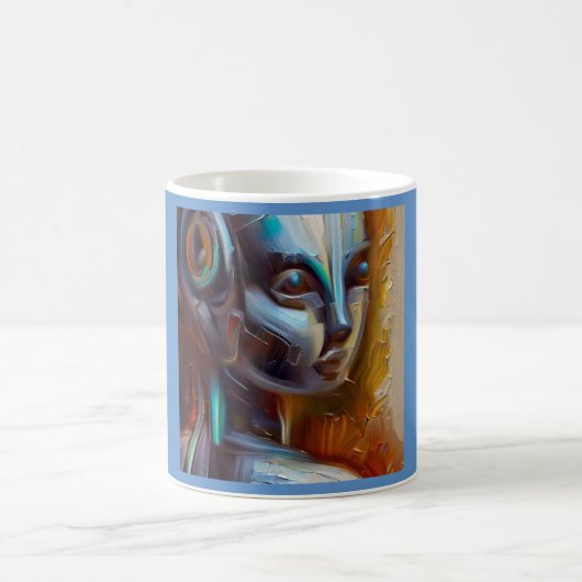 SF - Künstliche Intelligenz Hero 3 Kaffeetasse (Mittel)