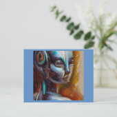 SF - Künstliche Intelligenz Hero 3 Postkarte (Stehend Vorderseite)