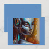 SF - Künstliche Intelligenz Hero 3 Postkarte (Vorne/Hinten)
