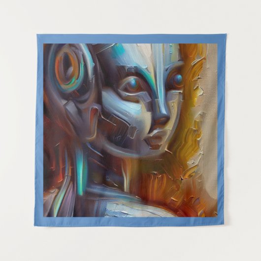 SF - Künstliche Intelligenz Hero 3 Wandteppich (Vorderseite)