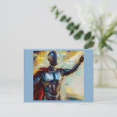 SF - Künstliche Intelligenz Hero 4 Postkarte (Stehend Vorderseite)