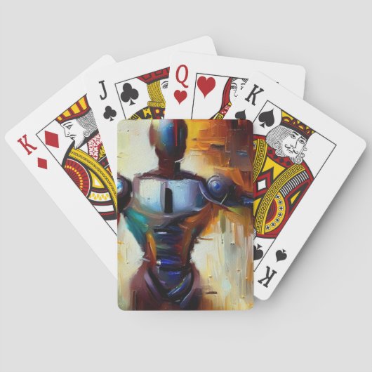 SF - Künstlicher Intelligenzhero (1) Spielkarten (Rückseite)