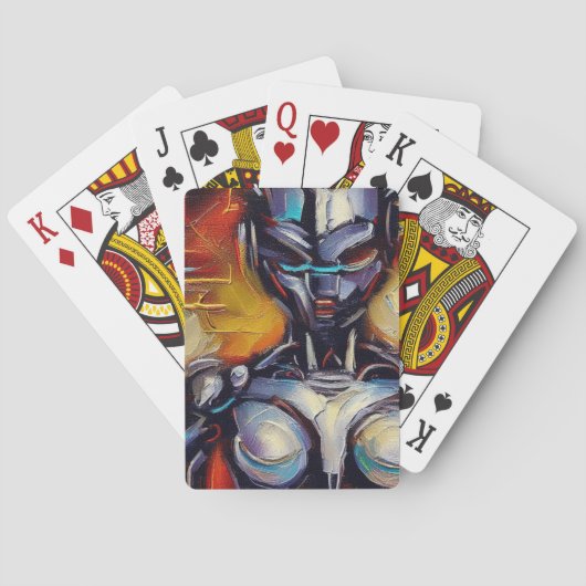 SF - Künstlicher Intelligenzhero (2) Spielkarten (Rückseite)