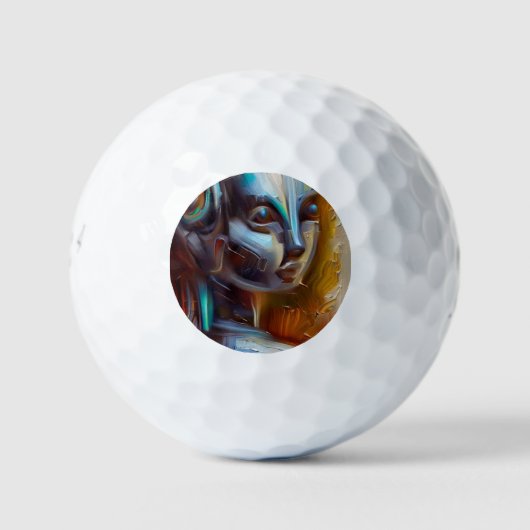 SF - Künstlicher Intelligenzhero (3) Golfball (Vorderseite)