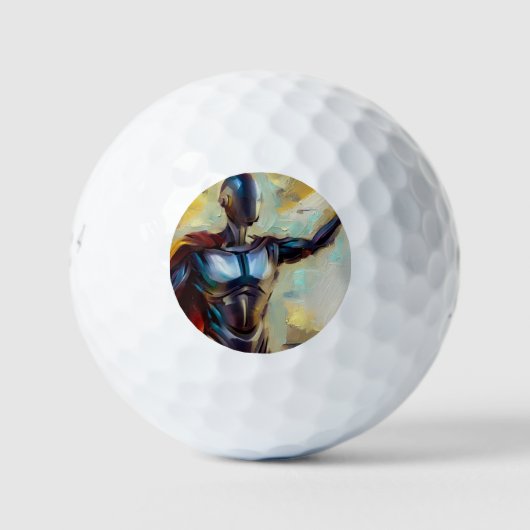 SF - Künstlicher Intelligenzhero (4) Golfball (Vorderseite)