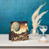 SF Mars Landschaft Holzschnitt 1 Fotoplatte (InSitu)