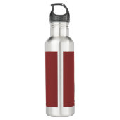 SF Mars Landschaft Holzschnitt 2 Edelstahlflasche (Rückseite)