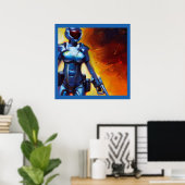 SF - Militärischer Held 1 Poster (Heimbüro)