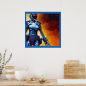 SF - Militärischer Held 1 Poster (Küche)