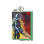 SF - Militärischer Held 2 Flachmann (Links)