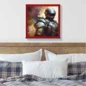 SF - Militärischer Held 3 Leinwanddruck (Insitu (Schlafzimmer))