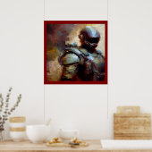 SF - Militärischer Held 3 Poster (Küche)