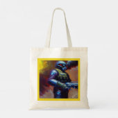 SF - Militärischer Held 4 Tragetasche (Rückseite)