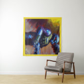 SF - Militärischer Held 4 Wandteppich (Beispiel (Horizontal))